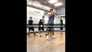 Jack and jack rehearsing coldhearted