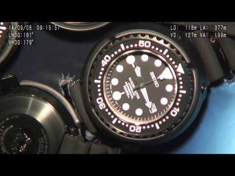 Seiko Prospex Marinemaster 1000m Depth testing