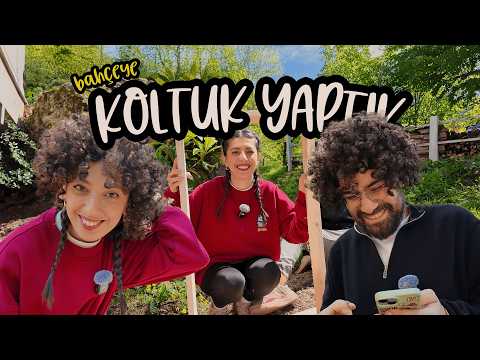 Bahçeye Tahtalardan Koltuk Yaptık | Olmuş mu?