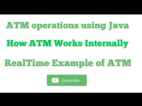 Atm Program Using Java Simple Atm Operations Using Java