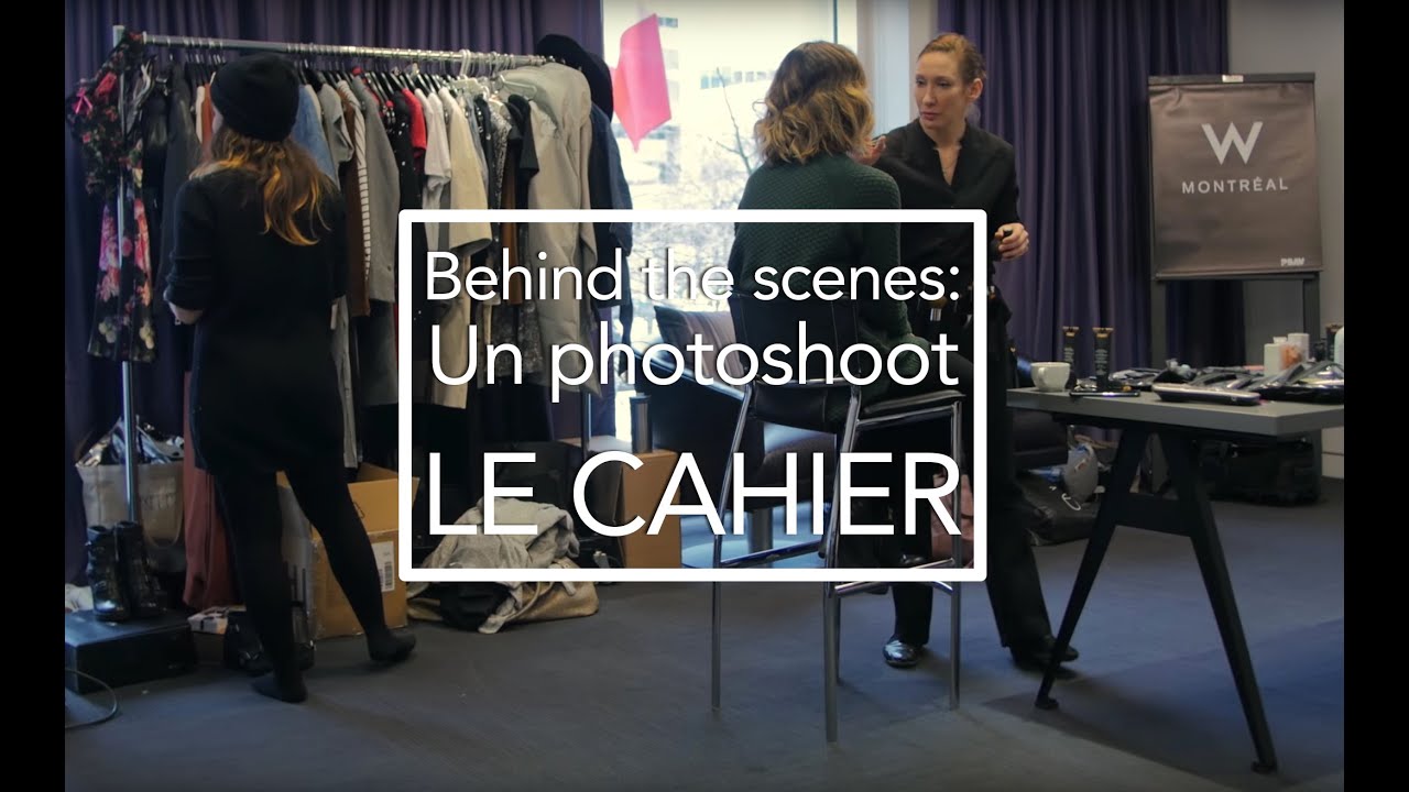 Dans les coulisses d'une séance photo