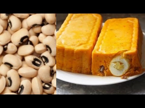 How to make Nigerian moi moi//beans cake