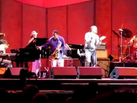 Herbie Hancock, Carlos Santana, Akkir Hussain and friends at the Hollywood Bowl