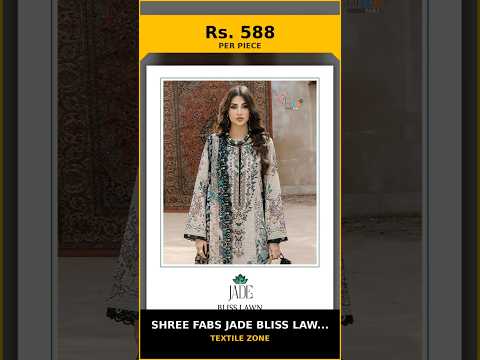 Shree Fabs Jade Bliss Lawn - Chiffon Dupatta – product video thumbnail