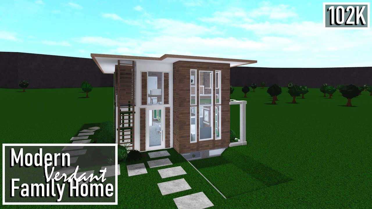 Bloxburg: Modern Botanical Family Home 102K