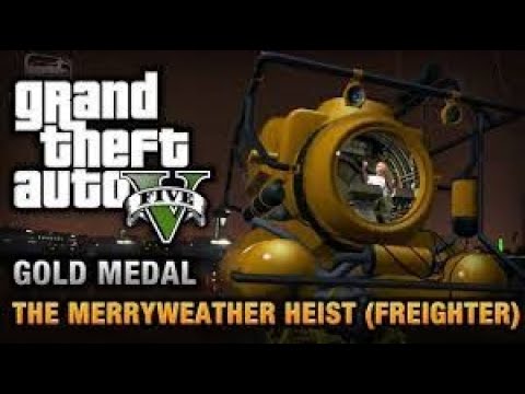 GTA 5   Mission #30   The Merryweather Heist Freighter [Walkthrough]