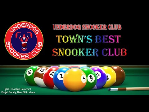 Underdog Snooker Club | Snooker Club in Punjab Society Lahore | Snooker Club in Lahore | Billiards