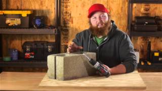 How to Drill Through Cinder Blocks : Nails, Screws & Wall Hangings