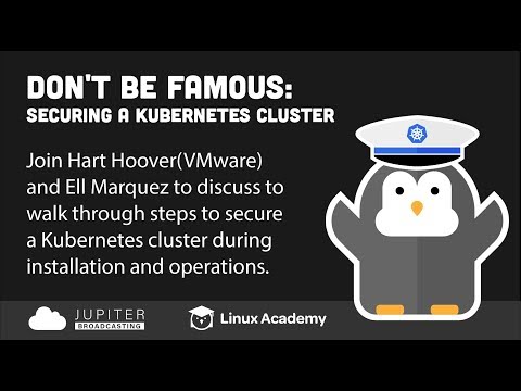 Don't Be Famous: Securing a Kubernetes Cluster - Study Group