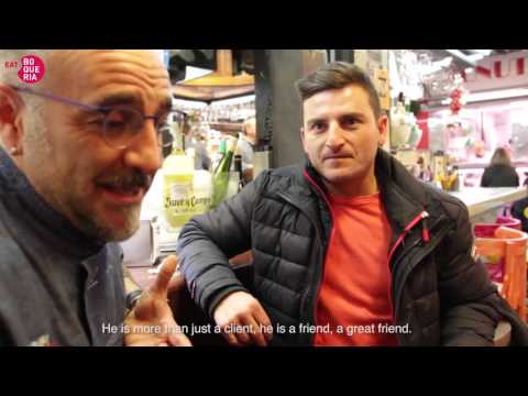 Fresh meat from Boqueria market