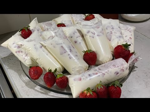 BASIC RECIPE FOR GOURMET POPSICLES here⬇️ Gourmet popsicles