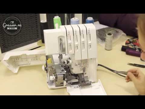 Как настроить и заправить оверлок. Инструкция по применению от Grasser.