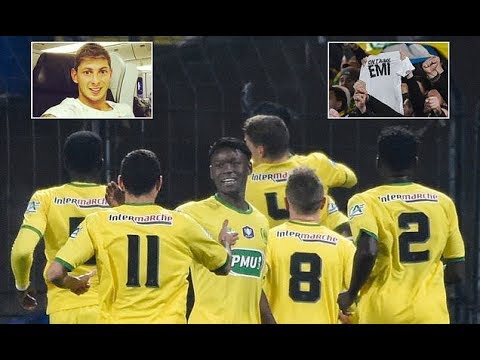 Emiliano Sala's ex club Nantes score in ninth minute in win over Toulouse and it is taken as