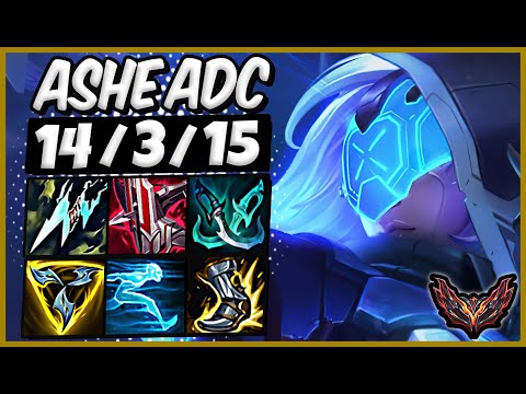 Ashe ADC vs Jhin ( Patch 13.13 ) / KR Grandmaster / Season 13 [ 14 / 3 / 15 ] ✅