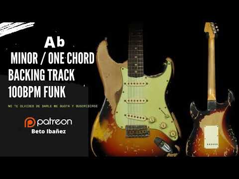 Ab minor One Chord  Backing Track / Funk 100 bpm