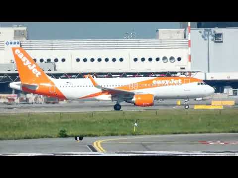 Easyjet A320 decollo da Milano Malpensa