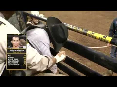 Paulo Lima rides Crazy M for 86 points (PBR)