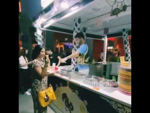 Serial Actress Manjula Paritala Fun with IceCream seller