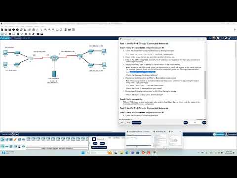 1.5.10 Packet Tracer   Verify Directly Connected Networks