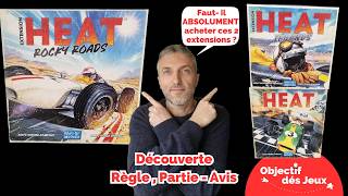 HEAT Extension ROCKY ROAD ET LEGENDES Révolution pour le jeu de société HEAT ?