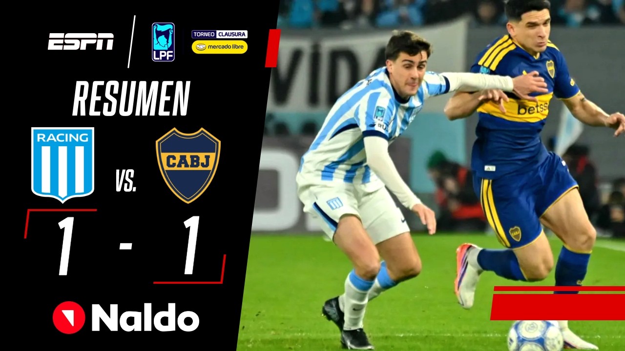 ROJO CUMPLIÓ CON LA LEY DEL EX Y MERENTIEL LO EMPATÓ EN EL CILINDRO | Racing 1-1 Boca Jrs. | RESUMEN