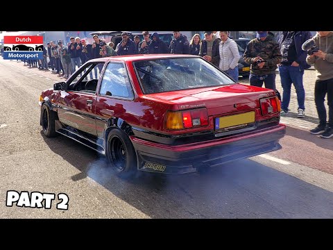 JDM Cars leaving GO Japan 2022 - AE86, Supra, RX7, Skyline, Celica, Type R, Laurel, WRX STI,...