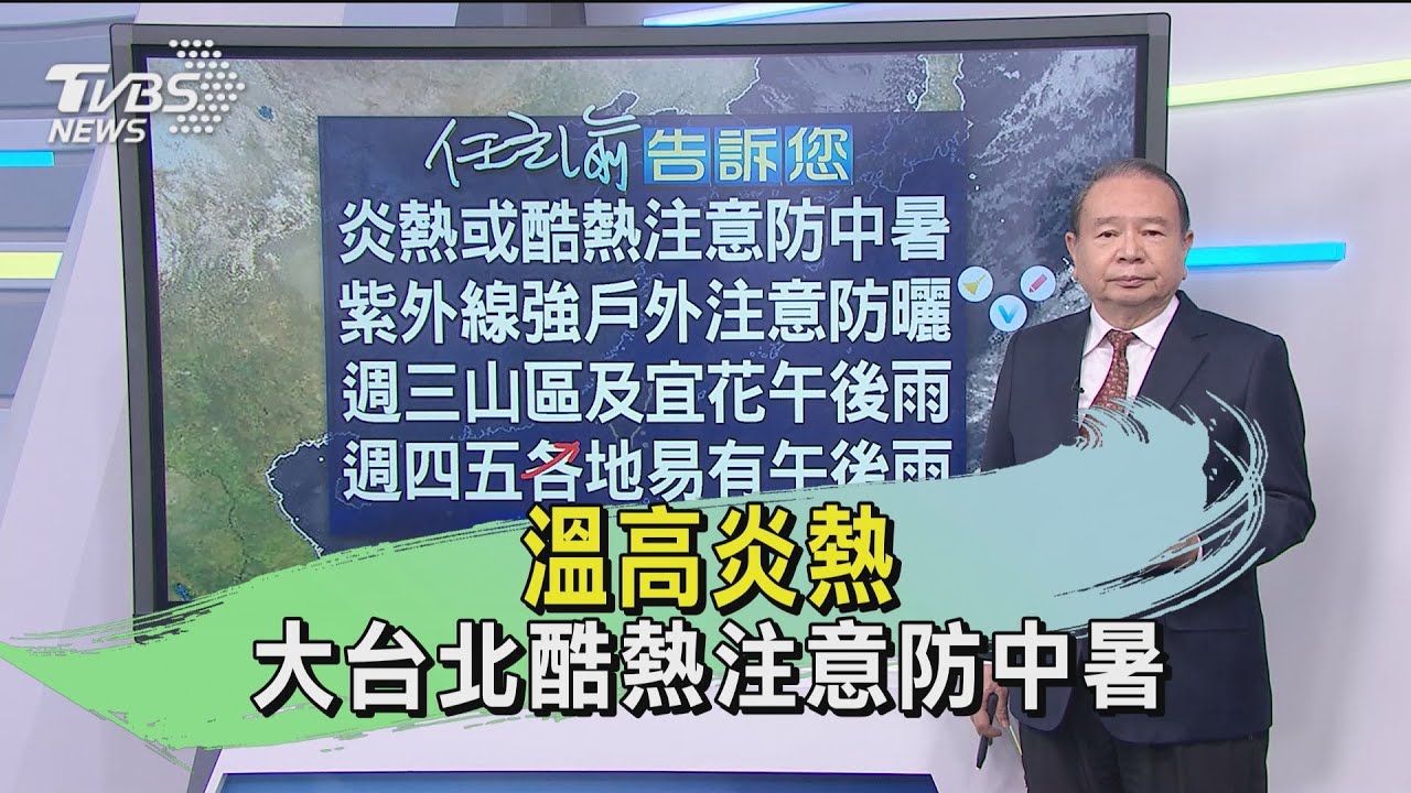 溫高炎熱　大台北酷熱注意防中暑