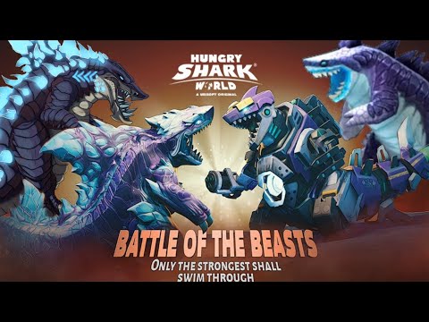 NEW SHIN SHARKJIRA VS MECHA SHARKJIRA TRAILER COMPILATION 2023, Who'S the winner?-HUNGRY SHARK WORLD
