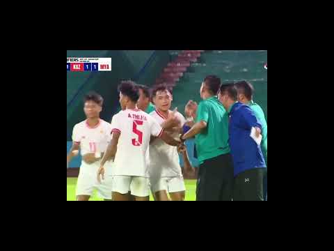 Kyrgyzstan u17 1-2 Myanmar u17🐯#fpy #youtube