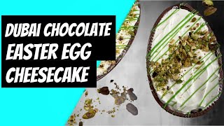 How to make DUBAI CHOCOLATE  / PISTACHIO cream and KATAIFI / KADAYIF/ KUNAFA STYLE CHEESECAKE