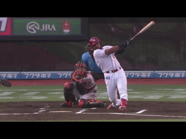 【1回裏】初回からビッグイニング!! イーグルス・フランコ レフトへ今季第2号3ランアーチ!!  2024年6月12日 東北楽天ゴールデンイーグルス 対 読売ジャイアンツ