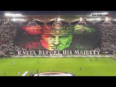Legia Warszawa - Leicester City - Liga Europy - oprawa meczowa