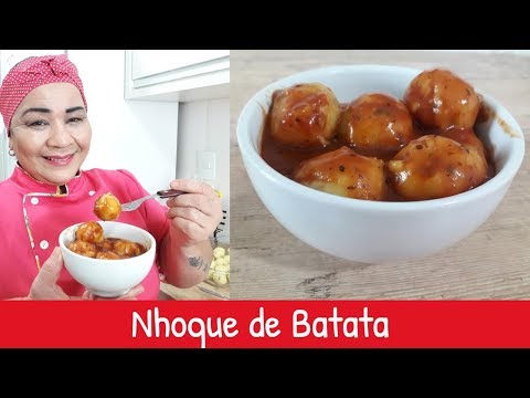 NHOQUE DE BATATA COM POUCOS INGREDIENTES