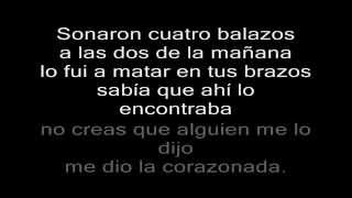 antonio aguilar - sonaron 4 balazos letra HD