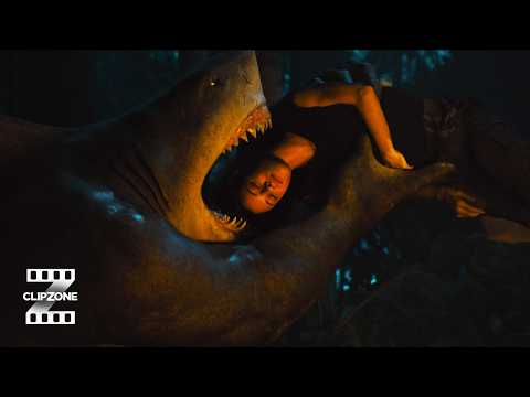 The Suicide Squad | King Shark Almost Eats Ratcatcher | ClipZone: Heroes & Villains