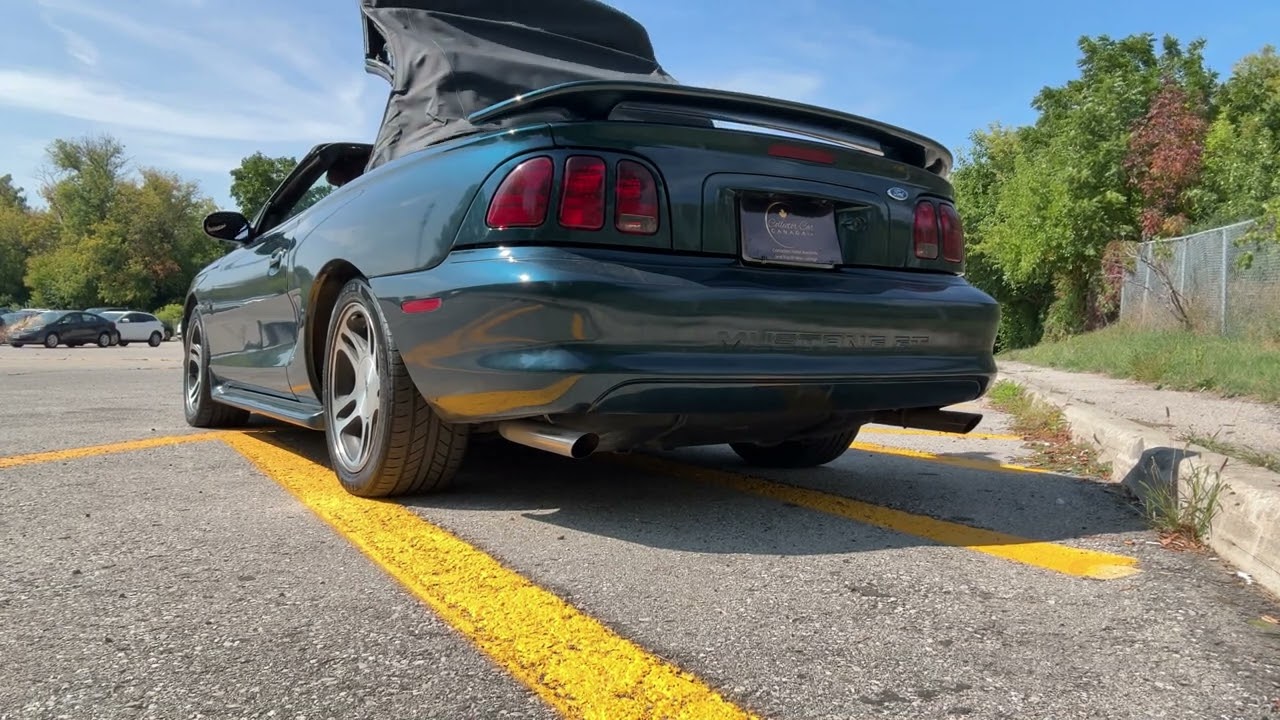 **SOLD by CCC AUCTION** No Reserve 1997 Ford Mustang GT 5-Speed Manual Convertible