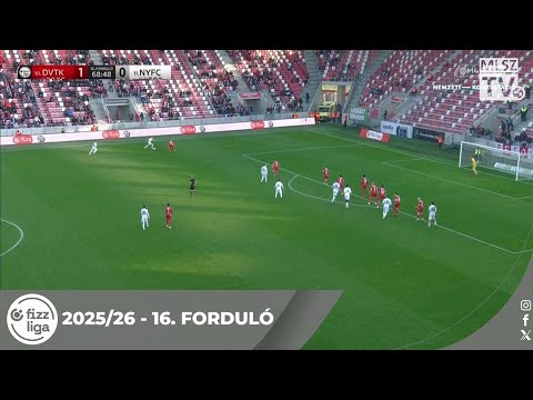 Acolatse Elton-Ofoi második gólja a DVTK – Nyíregyháza Spartacus FC mérkőzésen