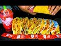 ASMR TACO BELL 10 COOL RANCH DORITOS LOCOS TACOS MUKBANG WATERMELON FREEZE EATING SHOW NO TALKING