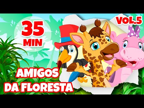 Amigos da Floresta Vol. 5 - Giramille 35 min | Desenho Animado Musical