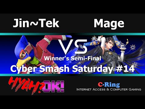 Cyber Smash Saturday #014 (Winner's) | Jin~Tek VS. MageOfSymphonia