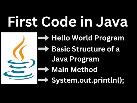 4 How To Write First Code In Java Hello World Basic Structure Of A Java Program