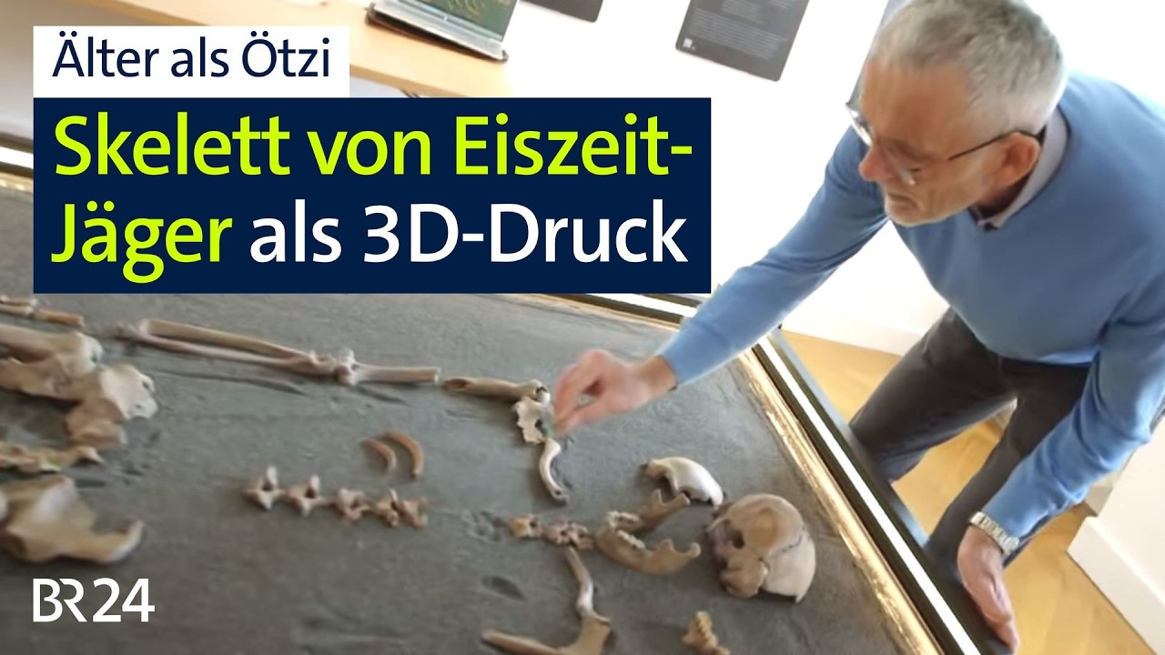 1913 in der Klausenhöhle gefunden – als Nachbildung zum Skelett zusammengesetzt | Abendschau | BR24