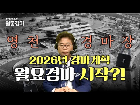 월요경마? 영천경마장 때문인가? 그리고 2026년 일본 경마를 봐야하는 이유