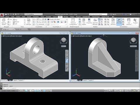 AutoCAD Nut Bolt Drawing Tutorial