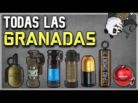 TIPOS de GRANADAS AIRSOFT / GRANADA XL