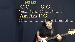 Download lagu Love Story (Taylor Swift) Bass Guitar Cover Lesson in C & D with Chords/Lyrics mp3