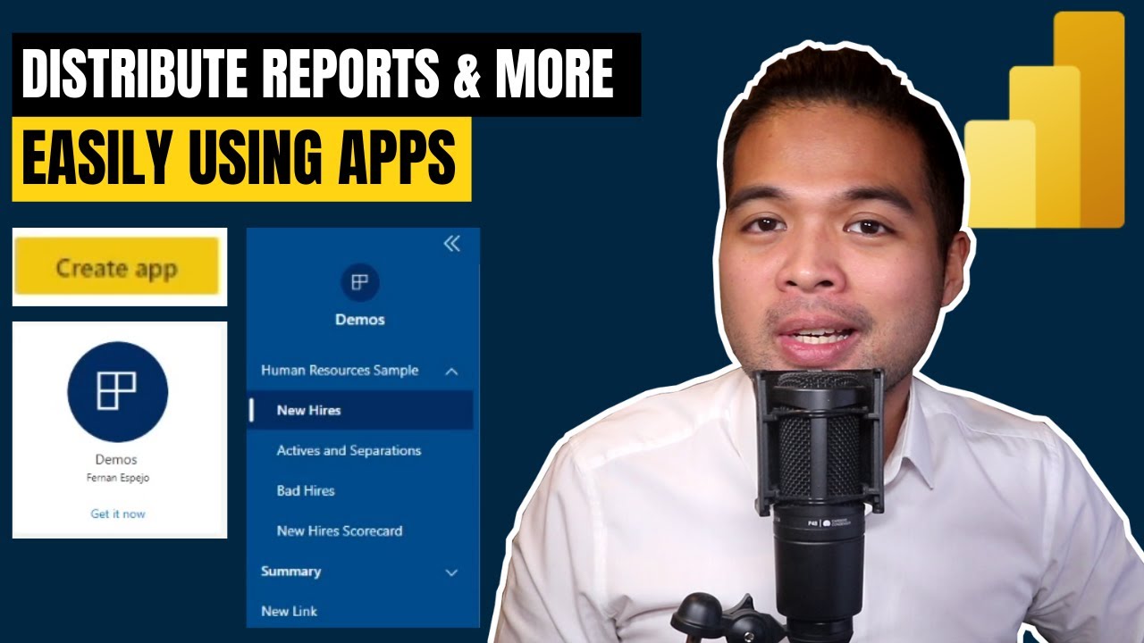 How to create APPS to DISTRIBUTE Reports Dashboards AND MORE // Beginners Guide to Power BI 2022