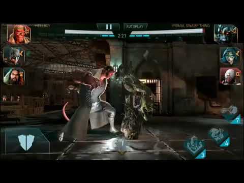 Hellboy combos Injustice 2 Mobile