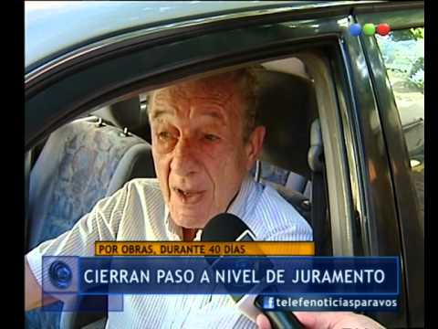 Cierran paso a nivel de Juramento - Telefe Noticias