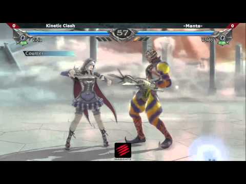 Evo 2013 Soul Cailbur V Loser's Finals: Manta (Voldo) vs Kinetic Clash (Viola)